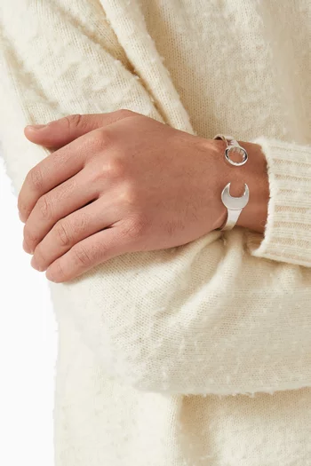 Wrench Bracelet in Sterling Silver