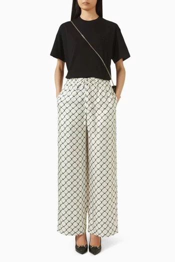 Horsebit Embroidered T-shirt in Jersey