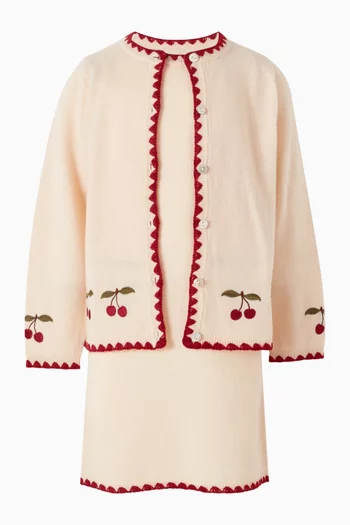 فستان كوليت نسيج صوف