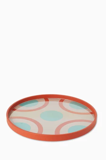 Large Biarritz Tray in Leather