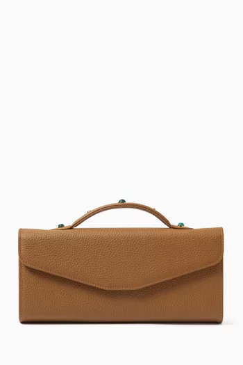 Mini Envelope Pouch in Leather