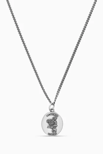 قلادة ميمينتو فضة إسترلينية