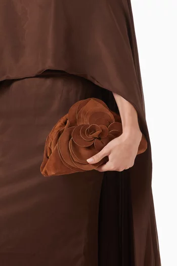 Rendez Vous Clutch in Suede
