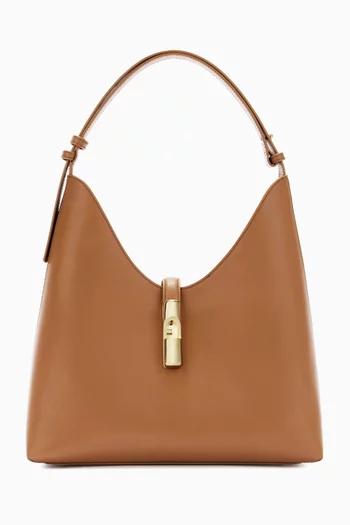 حقيبة كتف غوتشيا متوسطة جلد