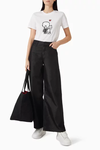 Ikon Valentine T-shirt in Organic Cottonn