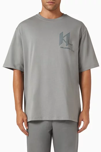 Small Artwork K T-shirt in Jersey