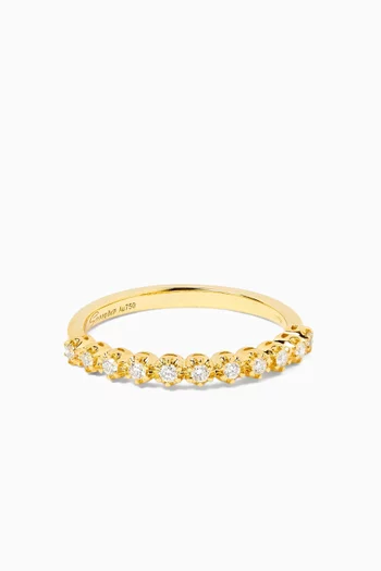 Barq Diamond Ring in 18kt Yellow Gold
