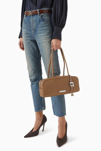 Ikon Bowling Bag in Faux Leather