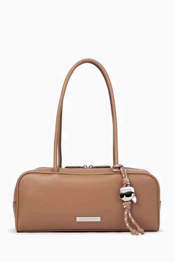 Ikon Bowling Bag in Faux Leather