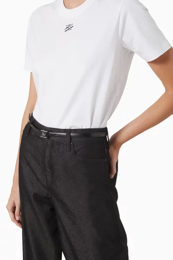 K/Autograph Belt in Leather