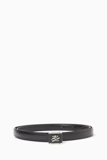 K/Autograph Belt in Leather