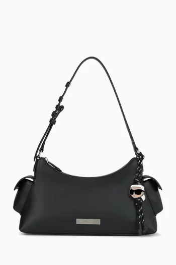 K/Ikon Cargo Shoulder Bag in Faux Leather