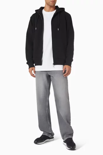 Kameo Logo Zip Hoodie in Cotton