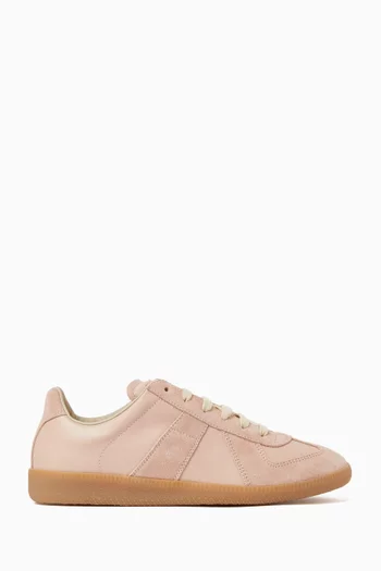 Replica Low-top Sneakers in Nappa & Suede