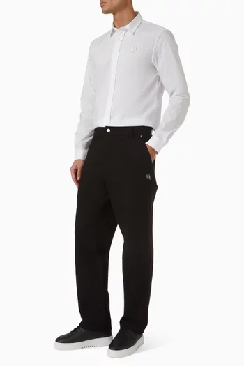 بنطال ايكون برقعة شعار الماركة قنب