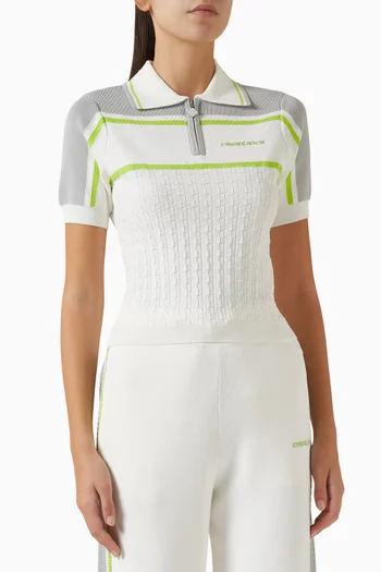 تي شيرت بولو تنس مزيج فيسكوز