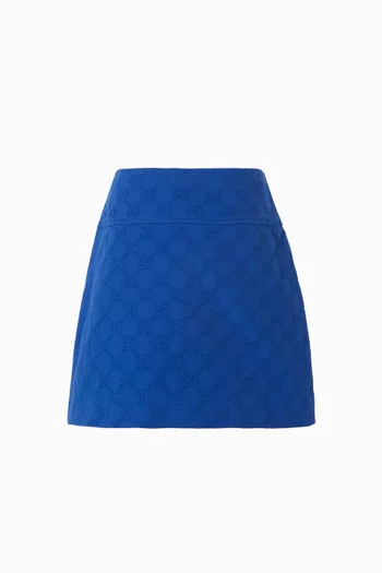 Monogram GG Skirt in Cotton
