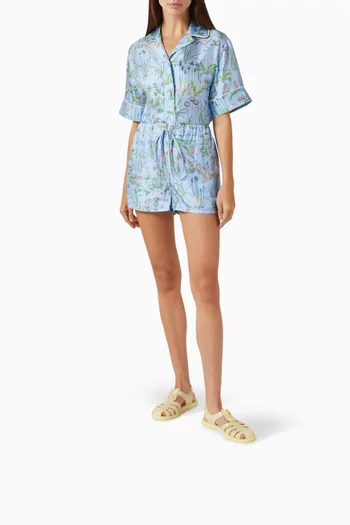 صندل بشعار حرفي GG مطاط