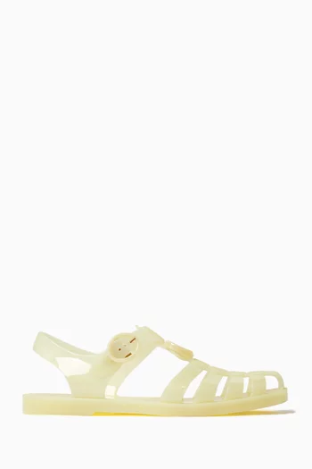 صندل بشعار حرفي GG مطاط