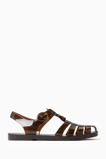 صندل بشعار حرفي GG مطاط