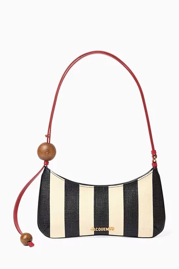 La Bisou Perle Shoulder Bag in Canvas