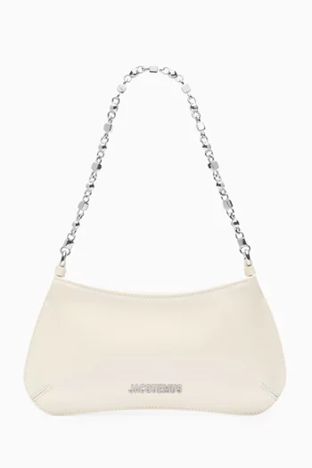 حقيبة كتف لو بيتيت بيسو بسلسلة جلد لامع