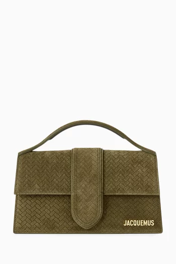 Le Grand Bambino Shoulder Bag in Suede