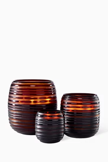 شمعة سفير عنبر كبيرة - زانزيبار، 19 × 20 سم