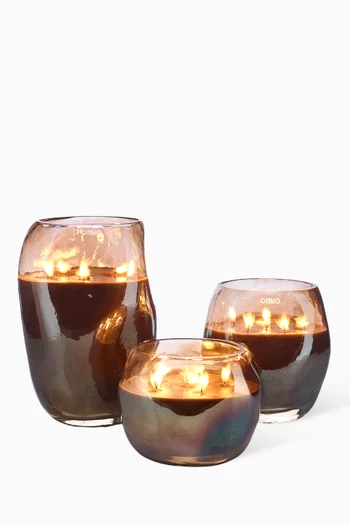 شمعة كيب شامبين متوسطة - سيدج، 19×14 سم