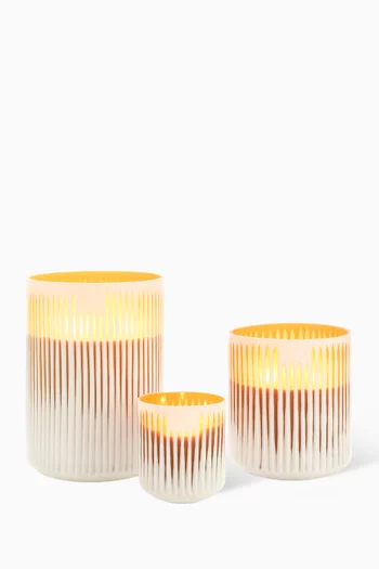 Medium Akosua Candle - Sunset, 15x17cm