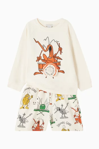 Musician Insects Sweatshorts in Jersey