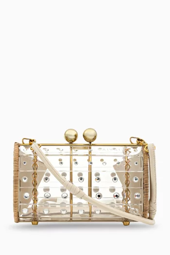 كلاتش مرصع بالكريستال أكريليك