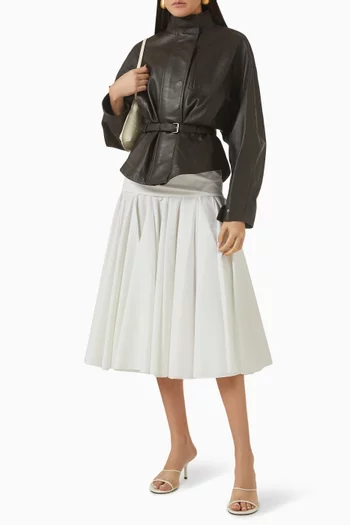 Le Jupon Asymmetric Skirt in Cotton Blend