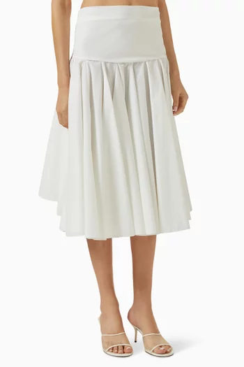 Le Jupon Asymmetric Skirt in Cotton Blend