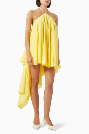 فستان كورت بتصميم مثلث مزيج قطن