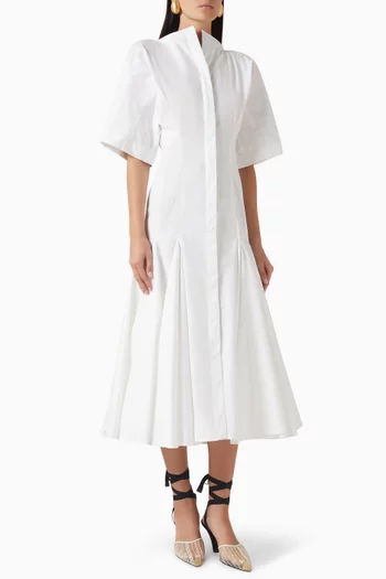 فستان مويسون قطن بوبلين