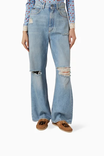 Loafer Slides in Velvet & Leopard Pony Hair