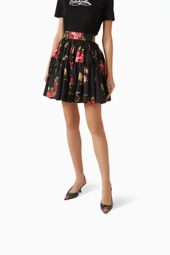 حذاء كلاسيك لولو بسير خلفي وكعب 60 مم جلد لامع منقوش