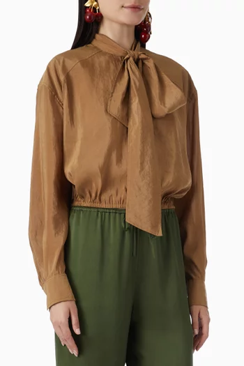 Lavallière Blouse in Taffeta