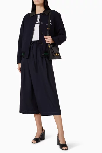 جاكيت بومبر كريب صوف