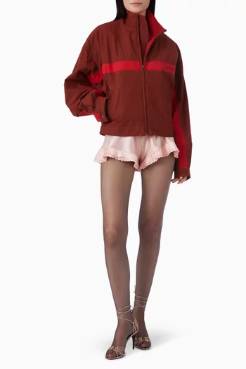 Cassandre Crop Jacket in Cotton Canvas