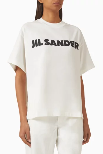 Logo T-shirt in Cotton-jersey