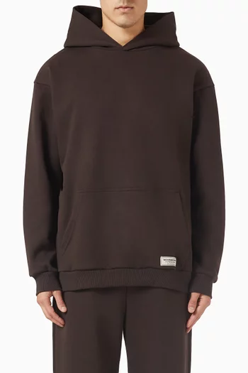 Oversized Hoodie in Organic Cotton-blend