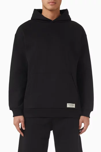 Oversized Hoodie in Organic Cotton-blend