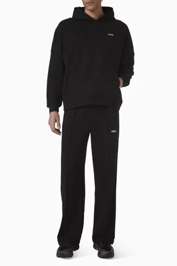 Boxy Fit Hoodie in Cloud Fleece