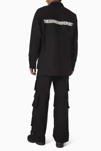 Oversized Shacket in Textured Weave