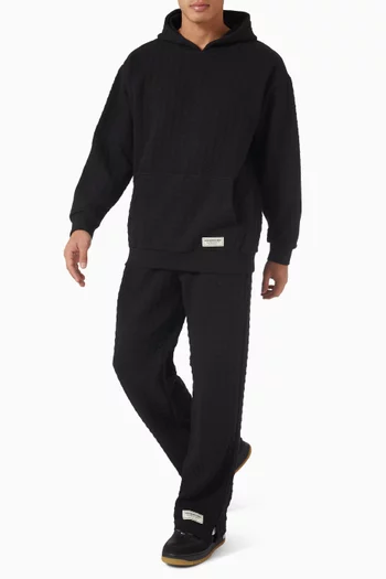 Jacquard Straight-leg Sweatpants