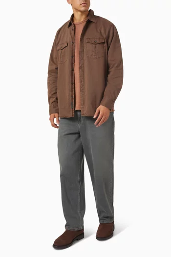 rbBaggy Fit Jeans in Denim