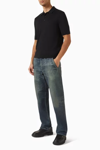 تي شيرت بولو داوننج خفيف كشمير