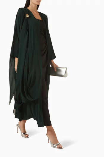 Draped Embellished Abaya